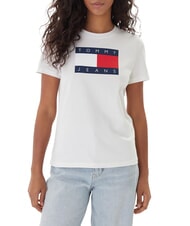 TOMMY HILFIGER TJ T-Shirt aus recycelter Baumwolle - T-Shirts und Tops f&uuml;r Damen