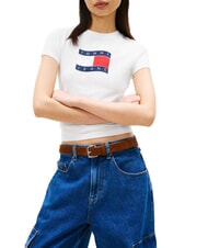 TOMMY HILFIGER TJ FLAG Baumwoll-T-Shirt - T-Shirts und Tops f&uuml;r Damen