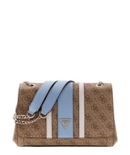 GUESS NOELLE 2                                 Schultertasche mit zwei Henkeln Milchlogo/hellblau - Damentaschen - 1