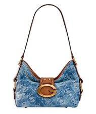 GUESS CAMDEN                                   Schultertasche, verstellbar Denim-Logo - Damentaschen - 1