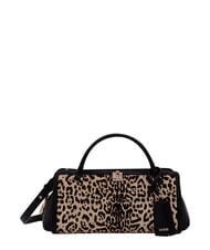 GUESS AUDREY                                   Handtasche mit Schulterriemen aus Leder Leopard - Damentaschen - 1