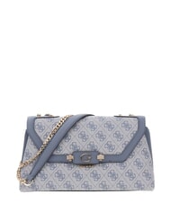 GUESS LINDSEY                                  Schultertasche, doppelt tragbar Schiefer-Logo - Damentaschen - 1