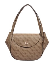 GUESS COLEEN                                   Schultertasche mit zwei Henkeln MILCH-LOGO - Damentaschen - 1