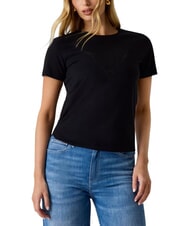 GUESS NEW BASIC Kurzarm-T-Shirt aus reiner Baumwolle - T-Shirts und Tops f&uuml;r Damen