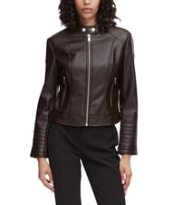 GUESS MARLENE CARIBOU Kunstlederjacke, normale Passform - Damenjacken