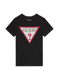 GUESS KIDS Kurzarm-T-Shirt mit Strasssteinen - Kinder-T-Shirt