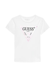 GUESS KIDS T-Shirt mit Dreieck-Logo-Print - Kinder-T-Shirt