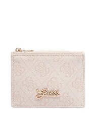 GUESS KIDS Monogramm-Kartenhalter ged&auml;mpfter Stein - Brieftaschen Damen - 1