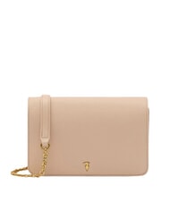 TRUSSARDI RIVETTO Kleine Schultertasche aus Leder nackt - Damentaschen - 1