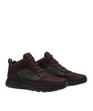 TIMBERLAND FIELD TREKKER Turnschuhe dunkelbraunes Nubukleder, dunkelgr&uuml;n - Herrenschuhe - 1
