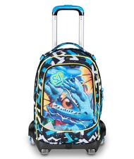 SJGANG METAL DRAGON BOY Trolley-Rucksack, abnehmbar - Rucks&auml;cke mit Trolleyfunktion