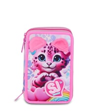 SJGANG HEART BUDDY GIRL Federm&auml;ppchen mit Schulset - Etuis und Zubeh&ouml;r