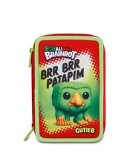SKIFIDOL ITALIAN BRAINROT Federm&auml;ppchen mit Schulset - Etuis und Zubeh&ouml;r
