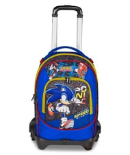 SONIC HEDGEHOG THE HEDGEHOG SPEED Trolley-Rucksack, abnehmbar - Rucks&auml;cke mit Trolleyfunktion