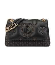 POLLINI HERITAGE Schultertasche mit Kette Schwarz - Damentaschen - 1