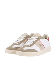 U.S. POLO ASSN. CAMPY Turnschuhe gebrochenes Wei&szlig;-Rot - Herrenschuhe - 1