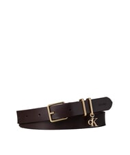 CALVIN KLEIN MONOGRAM Lederg&uuml;rtel - G&uuml;rtel