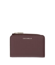 COCCINELLE METALLIC SOFT Kleine Geldb&ouml;rse aus Leder - Brieftaschen Damen