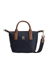 TOMMY HILFIGER POPETTE Handtasche mit Schulterriemen und Logo Raum blau - Damentaschen - 1