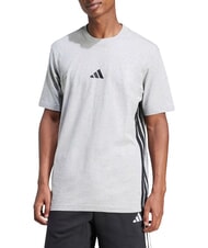ADIDAS 3 STRIPES Kurz&auml;rmeliges T-Shirt mit Rundhalsausschnitt grau - Herren-T-Shirts - 1