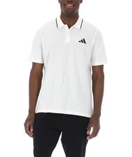 ADIDAS SMALL LOGO Kurz&auml;rmeliges Poloshirt aus reiner Baumwolle Wei&szlig; - Herren-Polo-Shirts/Herren-Polo-Shirt/Herrenpoloshirt/Herrenpoloshirts - 1
