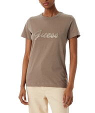 GUESS 3D SCRIPT Baumwoll-T-Shirt - T-Shirts und Tops f&uuml;r Damen