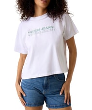 GUESS JEANS BOXY PRINT STAR Baumwoll-T-Shirt - T-Shirts und Tops f&uuml;r Damen