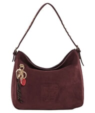 GAUD&Igrave; GRETA SUEDE Schultertasche mit Anh&auml;nger - Damentaschen