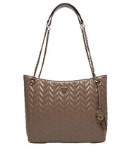 GUESS CHERYL 2 Umh&auml;ngetasche dunkles Taupe - Damentaschen - 1