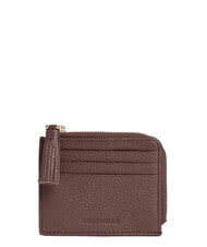 COCCINELLE TASSEL Kartenetui mit Rei&szlig;verschluss aus geh&auml;mmertem Leder - Brieftaschen Damen