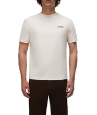 NAPAPIJRI S-SMALL BOX SS Baumwoll-T-Shirt Hellbeige - Herren-T-Shirts - 1