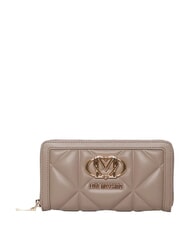LOVE MOSCHINO EMBOSSED QUILTED Gro&szlig;e Geldb&ouml;rse mit Rei&szlig;verschluss - Brieftaschen Damen