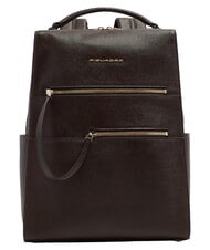 PIQUADRO W140 Damen-Lederrucksack f&uuml;r 14-Zoll-Laptop - PC-Rucks&auml;cke