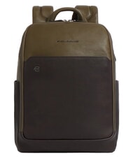 PIQUADRO BLACK SQUARE  14" Laptop-Rucksack aus Leder - PC-Rucks&auml;cke