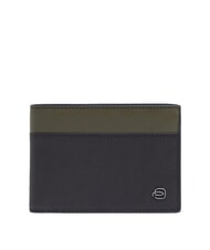 PIQUADRO Portafoglio SCHWARZES QUADRAT, aus Leder - Brieftaschen Herren
