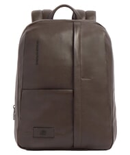 PIQUADRO RUSSEL 14-Zoll-Laptop-Rucksack aus Leder - PC-Rucks&auml;cke