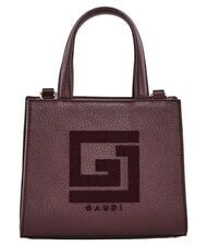 GAUD&Igrave; EMILY FLOCK Mini-Einkaufstasche mit Logo und Schultergurt - Damentaschen