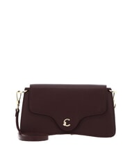 COCCINELLE C-ME Tasche aus geh&auml;mmertem Leder mit Klappe - Damentaschen