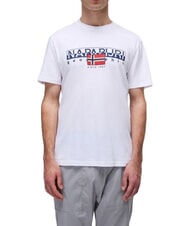 NAPAPIJRI S-AYLMER Baumwoll-T-Shirt Helles Weiss - Herren-T-Shirts - 1