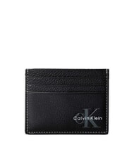 CALVIN KLEIN BOLD PEBBLE Leder-Kartenhalter - Brieftaschen Herren