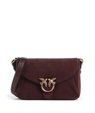 PINKO LOVE SATCHEL Mini-Schultertasche aus Leder - Damentaschen