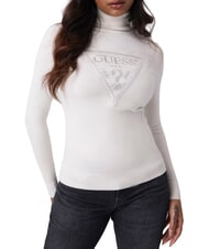 GUESS HALLIE TRIANGLE Pullover mit hohem Kragen und langen &Auml;rmeln - Damenpullover