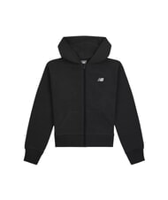 NEW BALANCE CROPPED FT Sweatshirt mit durchgehendem Rei&szlig;verschluss und Kapuze - Sweatshirts Kinder
