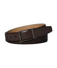 CALVIN KLEIN SQUARE BUCKLE CK Doppelseitiger Lederg&uuml;rtel - G&uuml;rtel