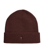 TOMMY HILFIGER TH FLAG Baumwoll-Beanie-M&uuml;tze mit Umschlag - M&uuml;tzen/H&uuml;te