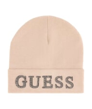GUESS KNITTED M&uuml;tze mit Strasslogo - M&uuml;tzen/H&uuml;te