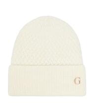 GUESS KNITTED Kappe mit Umschlag und Logo an der Seite - M&uuml;tzen/H&uuml;te