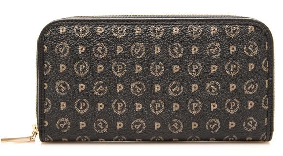 POLLINI Geldbörse HERITAGE CLASSIC-Linie Schwarz - Brieftaschen Damen