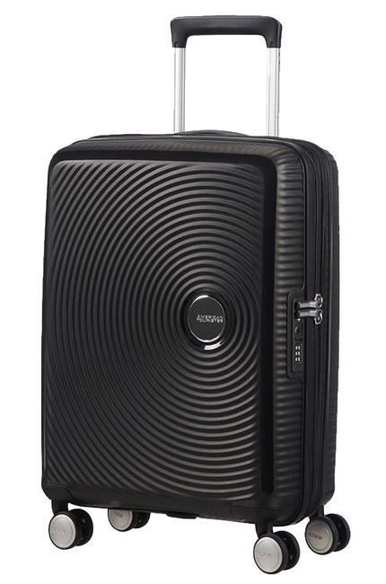 AMERICAN TOURISTER SOUNDBOX SPINNER Mittlerer Trolley, erweiterbar bassschwarz - Harte Trolleys