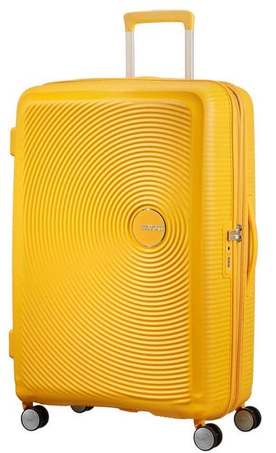 AMERICAN TOURISTER Trolley SOUNDBOX, groß, erweiterbar Gold-gelb - Harte Trolleys